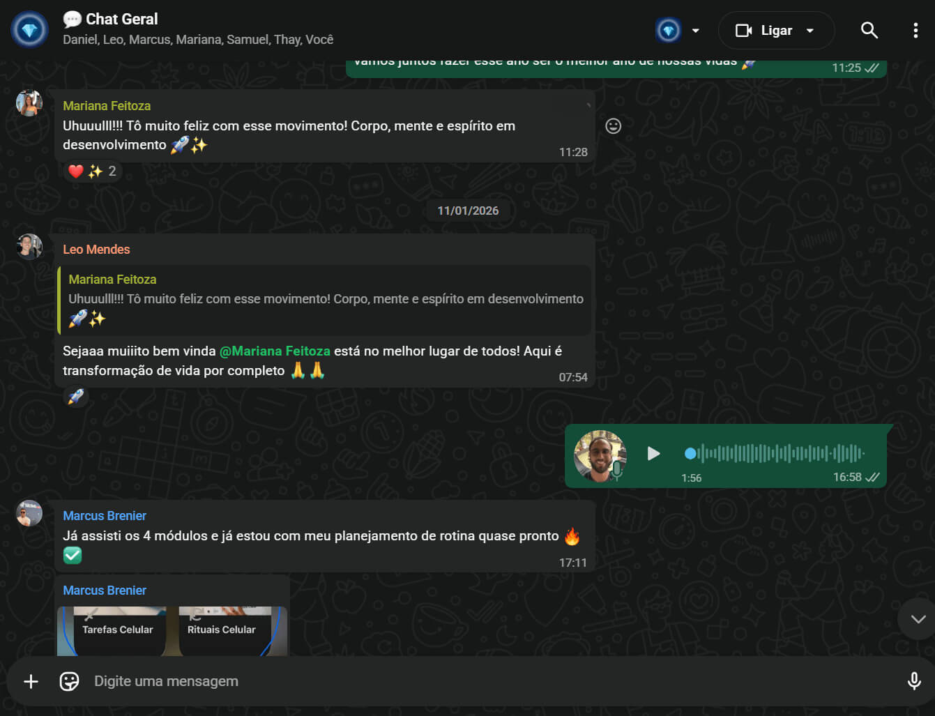 3. Comunidade Exclusiva no WhatsApp